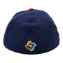 USA New Era Navy/Red 2026 World Baseball Classic With Flag 39THIRTY M-Crown Stretch Fit Hat