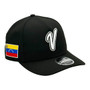 Venezuela New Era Black And White 2026 World Baseball Classic With Flag 9FORTY M-Crown A-Frame Adjustable Snapback Hat