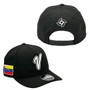 Venezuela New Era Black And White 2026 World Baseball Classic With Flag 9FORTY M-Crown A-Frame Adjustable Snapback Hat