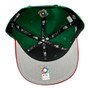 Mexico New Era Green/Red 2026 World Baseball Classic With Flag 9FORTY M-Crown A-Frame Adjustable Snapback Hat