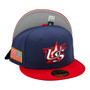 USA New Era Navy/Red 2026 World Baseball Classic With Flag 59FIFTY Fitted Hat