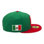 Mexico New Era Green/Red 2026 World Baseball Classic With Flag 59FIFTY Fitted Hat