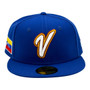 Venezuela New Era Royal Blue 2026 World Baseball Classic With Flag 59FIFTY Fitted Hat