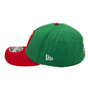 Mexico New Era Green/Red 2026 World Baseball Classic With Flag 39THIRTY M-Crown Stretch Fit Hat