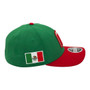 Mexico New Era Green/Red 2026 World Baseball Classic With Flag 39THIRTY M-Crown Stretch Fit Hat