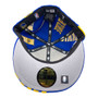 Golden State Warriors New Era Royal Blue With Team Logos All Over 59FIFTY Fitted Hat