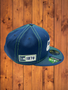 Seattle Seahawks New Era All Navy 2019 Official NFL Sideline Road 59FIFTY Fitted Hat
