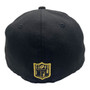 New Orleans Saints New Era All Black With Metal State Gold Badge And Logo Inside 59FIFTY Fitted Hat
