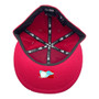 USC Trojans New Era All Cardinal Burgundy With Metal State Gold Badge And Logo Inside 59FIFTY Fitted Hat
