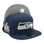 Seattle Seahawks New Era Navy Basic Super Bowl LX Champions 59FIFTY Fitted Hat