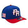 Puerto Rico New Era Royal Blue/Red 2026 World Baseball Classic With Flag 9SEVENTY Stretch Fit Snapback Hat