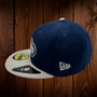 Seattle Seahawks New Era Navy/Heather Gray 59FIFTY Fitted Hat