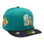 Seattle Mariners New Era Teal/Navy 2026 Spring Training 59FIFTY Fitted Hat