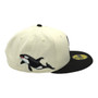 Seattle Mariners New Era Chrome White/Black With Orca 59FIFTY Fitted Hat