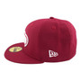 Seattle Seahawks New Era All Burgundy With White Logo 59FIFTY Fitted Hat