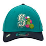 Seattle Mariners New Era Teal/Navy 2026 Spring Training M-Crown 39THIRTY Stretch Fit Hat