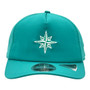Seattle Mariners New Era Teal Alternate 2026 Batting Practice Apex 9FORTY Trucker Mesh Snapback Hat