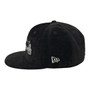 Atlanta Braves New Era Black Suede Script Logo With Gold Badge 59FIFTY Fitted Hat