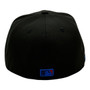 Toronto Blue Jays New Era Black T Logo With Team Name Patch 59FIFTY Fitted Hat