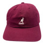 Kangol All Burgundy Washed Baseball Pre-Curved Adjustable Dad Hat