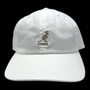 Kangol All White Washed Baseball Pre-Curved Adjustable Dad Hat