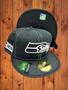 Seattle Seahawks New Era All Black With White Logo 2019 NFL Road 59FIFTY Fitted Hat