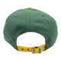 Green Bay Packers New Era All Green/Yellow PU Leather Bill 9FIFTY Strapback Hat