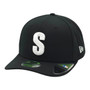 Seattle Steelheads New Era Black With White Negro League 9SEVENTY Stretch Fit Snapback Hat
