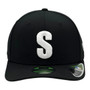Seattle Steelheads New Era Black With White Negro League 9SEVENTY Stretch Fit Snapback Hat