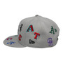 2026 New Era Gray Spring Training Cactus League Scattered 9FIFTY Adjustable Snapback Hat