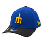 Seattle Mariners New Era Royal Blue/Black City Connect 39THIRTY Stretch Fit Hat
