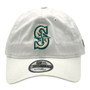 Seattle Mariners New Era White Core Classic 9TWENTY Adjustable Hat
