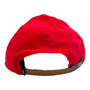 Huf All Red Corduroy Classic H 5 Panel Flat Bill Unstructured Strapback Hat