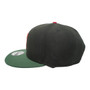 Seattle Mariners New Era Black/Dark Green And Red Bottom With 30TH Anniversary Patch 9FIFTY Adjustable Snapback Hat