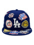 Los Angeles Dodgers New Era Royal Blue All Over Patches 59FIFTY Fitted Hat