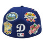 Los Angeles Dodgers New Era Royal Blue All Over Patches 59FIFTY Fitted Hat