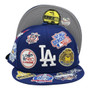 Los Angeles Dodgers New Era Royal Blue All Over Patches 59FIFTY Fitted Hat