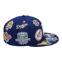 Los Angeles Dodgers New Era Royal Blue All Over Patches 59FIFTY Fitted Hat