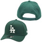 Los Angeles Dodgers New Era Dark Green With Basic Logo 9FORTY A-Frame Adjustable Snapback Hat