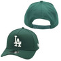 Los Angeles Dodgers New Era Dark Green With Basic Logo 9FORTY A-Frame Adjustable Snapback Hat