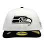 Seattle Seahawks New Era White/Black 2026 NFL Draft 59FIFTY Fitted Hat