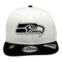 Seattle Seahawks New Era White/Black 2026 NFL Draft 9FIFTY Adjustable Snapback Hat