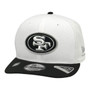 San Francisco 49ers New Era White/Black 2026 NFL Draft 9FIFTY Adjustable Snapback Hat