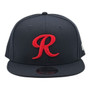 Tacoma Rainiers New Era Navy With Red Letter "R" 9FIFTY Adjustable Snapback Hat