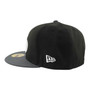 Seattle Seahawks New Era Black/Dark Gray With Basic Logo 59FIFTY Fitted Hat