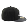 Seattle Seahawks New Era Black/Dark Gray With Basic Logo 59FIFTY Fitted Hat