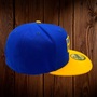 Seattle Seahawks New Era Royal Blue/Gold Bill Retro Logo 59FIFTY Fitted Hat