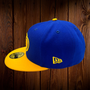 Seattle Seahawks New Era Royal Blue/Gold Bill Retro Logo 59FIFTY Fitted Hat