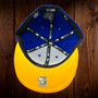 Seattle Seahawks New Era Royal Blue/Gold Bill Retro Logo 59FIFTY Fitted Hat
