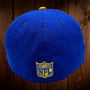 Seattle Seahawks New Era Royal Blue/Gold Bill Retro Logo 59FIFTY Fitted Hat
